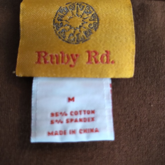 Ruby Rd Embellished Top VGC M L - Picture 3 of 4